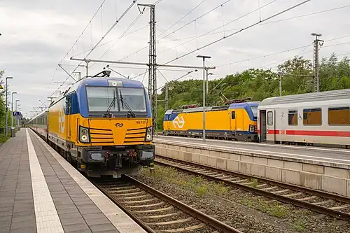 Two Intercities in Bad Bentheim station