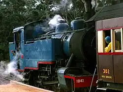 1047 loco, Queensland 4-6-4T DD17, awaiting restoration