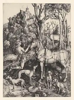 Albrecht Dürer, Vision of Saint Eustace, c. 1501, Rijksmuseum, Amsterdam