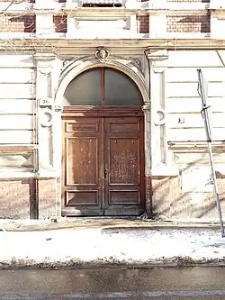 Street entrance door