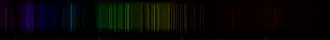 Color lines in a spectral range
