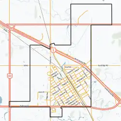 Town boundaries