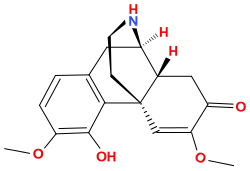 Chemical structure of 5,6-dihydronorsalutaridine.