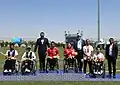 Para archery recurve bow mixed team medal ceremony