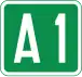 Bosnia and Herzegovina A1 motorway shield