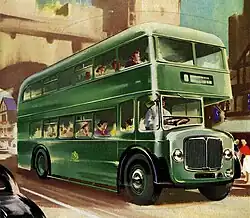 AEC Bridgemaster initial styling concept.[7]