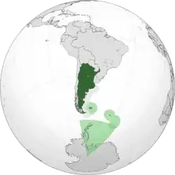 Location of Argentine Republic