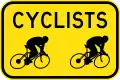 (W6-V101) Cyclists (used in Victoria)