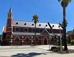 "Side view of St Brigid's Church"