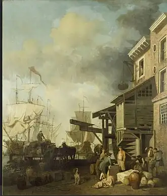 A Thames Wharf, 1757