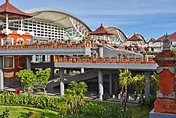 Ngurah Rai International Airport combines traditional Balinese elements with modern architecture