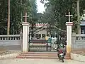 A local church entrance at Araku Valley