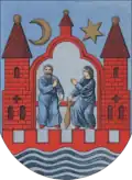 Interpretation of Aarhus coat of arms by Fritz Benzen c. 1945