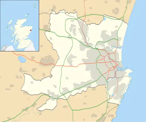 Bieldside is located in Aberdeen City council area