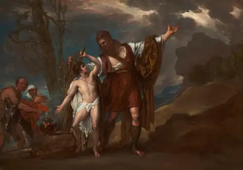 Abarahm and Isaac by Benjamin West