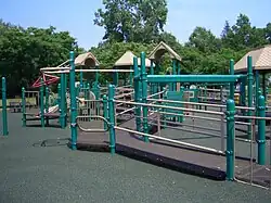 Wheelchair-accessible public playground in the US in 2007