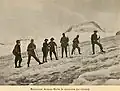 Ratti (centre) circa 1900 in the Alps on a tour.