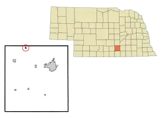 Location of Prosser, Nebraska