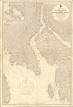 Admiralty Chart No 1906 Kyles of Bute and Inchmarnock Water