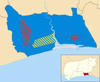 2004 results map