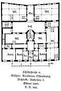Floor plan by Aeckerlein for House Oldenbourg, Schillerstraße 6