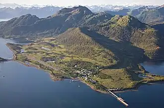 Tatitlek at the base of Ellamar Mountain