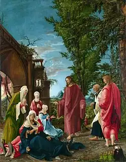 Image 18Christ taking Leave of his Mother, by Albrecht Altdorfer (from Wikipedia:Featured pictures/Culture, entertainment, and lifestyle/Religion and mythology)