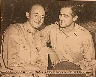 Aldo Icardi with Mim Daddario