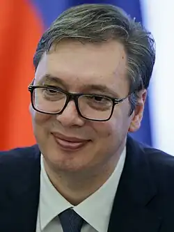 Aleksandar Vučić, President of Serbia[13]