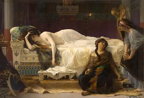 Phaedra; by Alexandre Cabanel; 1880; oil on canvas; 194 x 286 cm; Musée Fabre (Montpellier, France)[212]