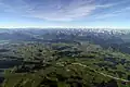 Allgäu as seen from a hot air balloon