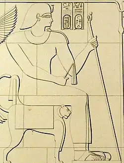 Amanislo as depicted in his tomb (Beg. S 5)