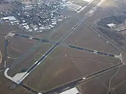 Aerial view of RAAF Base Amberley, 2013