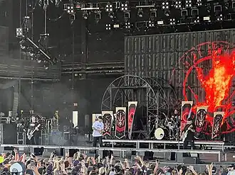 The Amity Affliction performing for the Summer of Loud 2025 Tour in Phoenix, Arizona