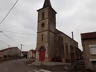 The church in Amoncourt