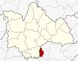 District location in Kalasin province