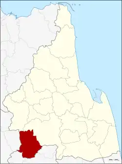 District location in Nakhon Si Thammarat province