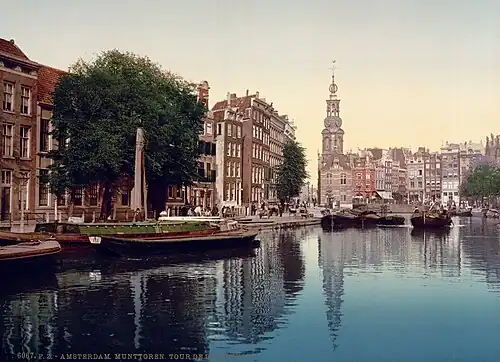 Image 94Singel (c. 1895) in Amsterdam, Netherlands (from Portal:Architecture/Townscape images)