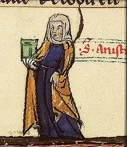 Manuscript depicting Anastasia