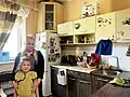 A family in their apartment in Anatevka