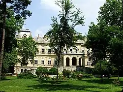 The Andrassy Castle and park in Tóalmás