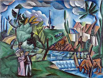 French Landscape, 1912, oil on canvas, 89 x 116 cm, Musée des Beaux-Arts de Bordeaux
