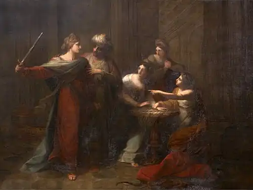 Ulysses discovers Achilles by Angelica Kauffmann