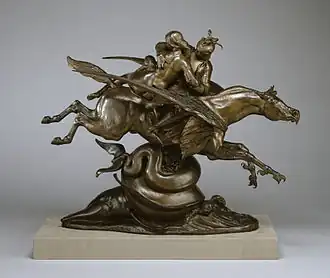 Roger and Angelica Mounted on the Hippogriff, 1846 (Walters Art Museum)