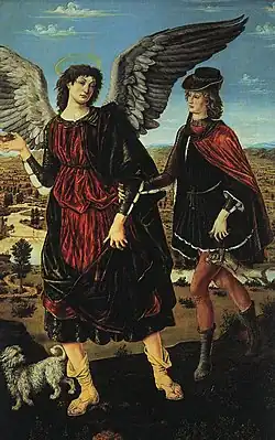 Antonio and Piero del Pollaiuolo, Tobias and the Angel ( 1465–1470)