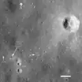 Apollo 14 landing site, 2009 photograph by Lunar Reconnaissance Orbiter