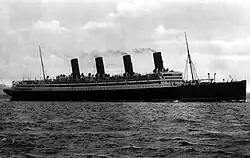 RMS Aquitania as built in 1914.