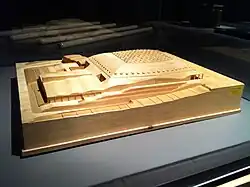 Model of Isozaki's Palau Sant Jordi (1986)