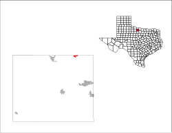 Location of Lakeside City, Texas