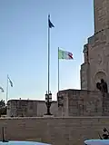 The Italian flag on Republic Day.